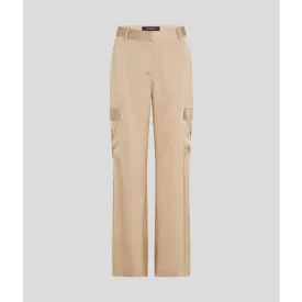 SATIN CARGO PANTS