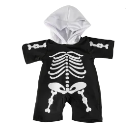 Skeleton Onesie Teddy Bear Outfit