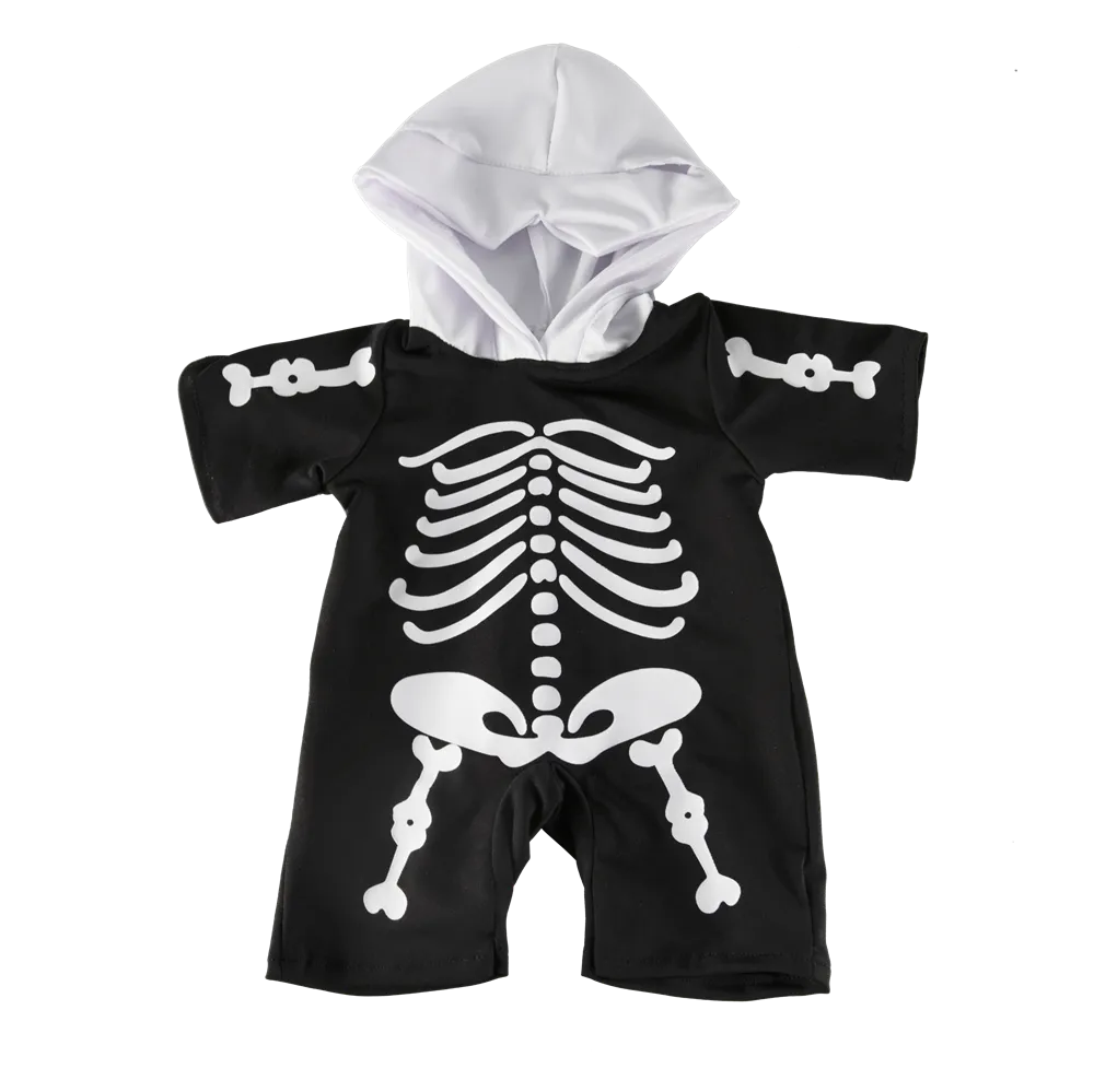 Skeleton Onesie Teddy Bear Outfit