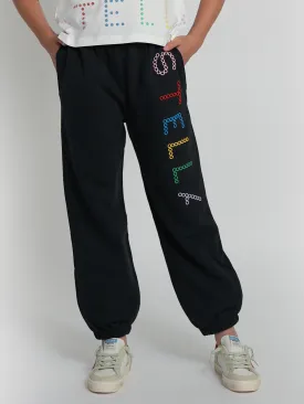 Stella McCartney Girls Logo Joggers in Black