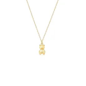 Teddy Necklace - Solid Gold