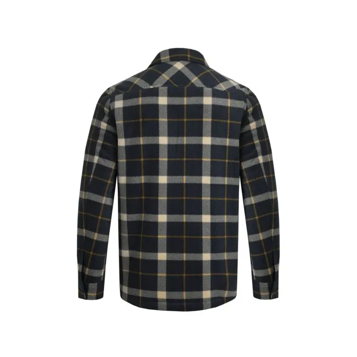 Weird Fish Men's Tyburn Check Fleece Shacket