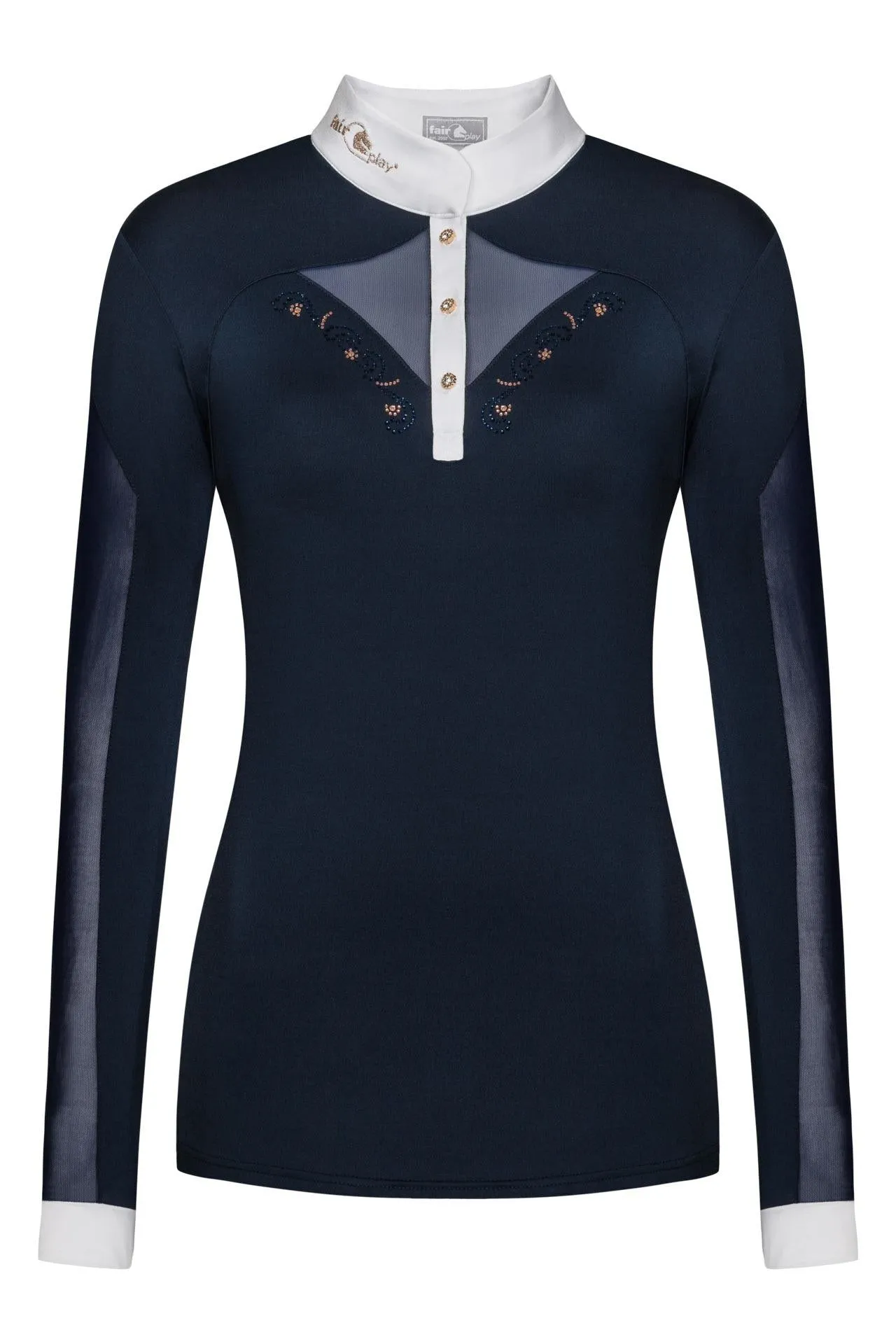 Women´s Long Sleeve Show Shirt Cathrine Rose Gold