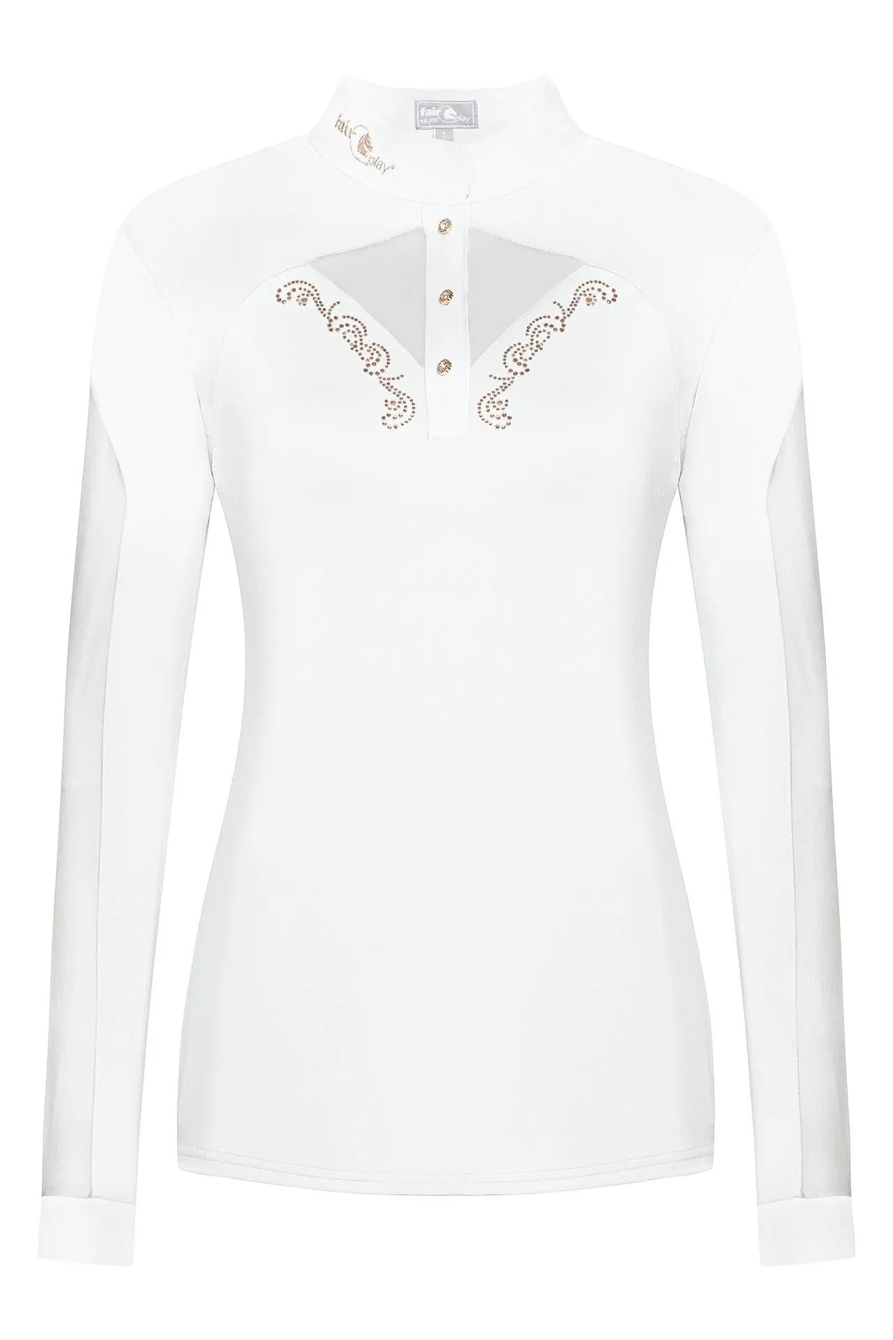 Women´s Long Sleeve Show Shirt Cathrine Rose Gold